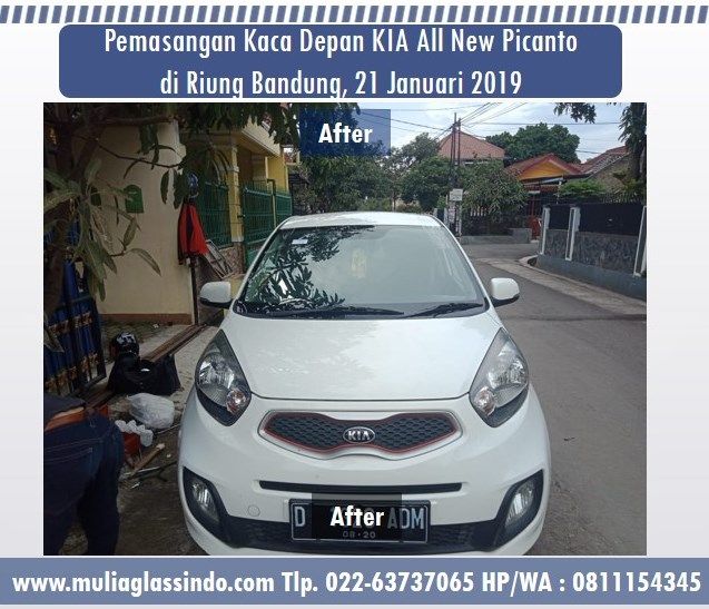 Kaca Depan KIA New Picanto Mulia Glass