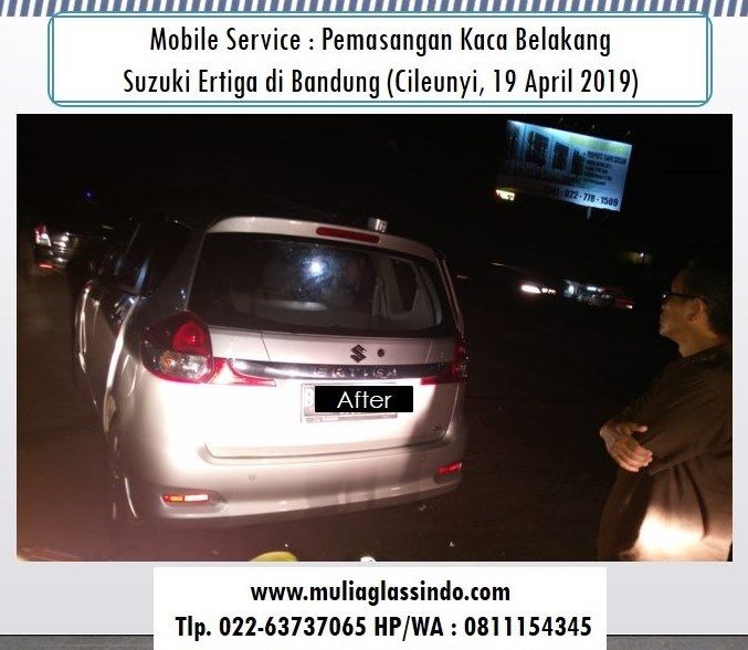 Kaca Belakang Ertiga di Bandung