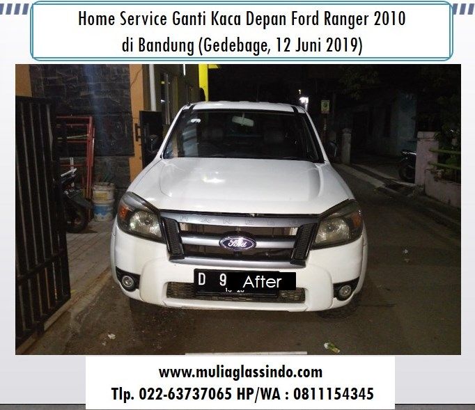 Kaca Depan Ford Ranger di Bandung