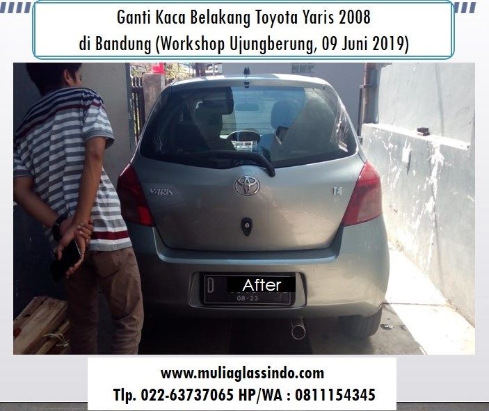 Kaca Belakang Yaris di Bandung
