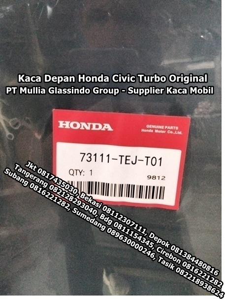 Kaca Depan Honda Civic Turbo Bandung
