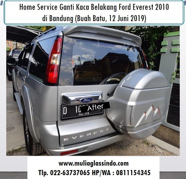 Kaca Belakang Ford Everest di Bandung