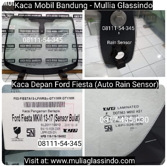 Jual Kaca Depan Mobil Ford Fiesta di Bandung Subang Tasik Garut Purwakarta Sumedang Cianjur Sukabumi