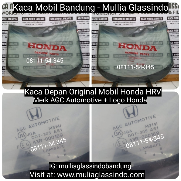 Ready Stok Kaca Depan Original Honda HRV di Bandung Murah dan Bergaransi