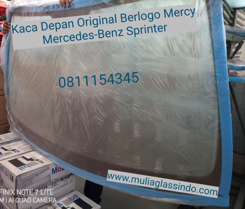 Jual Kaca Depan Original Mercedes Benz Sprinter Berlogo Mercy